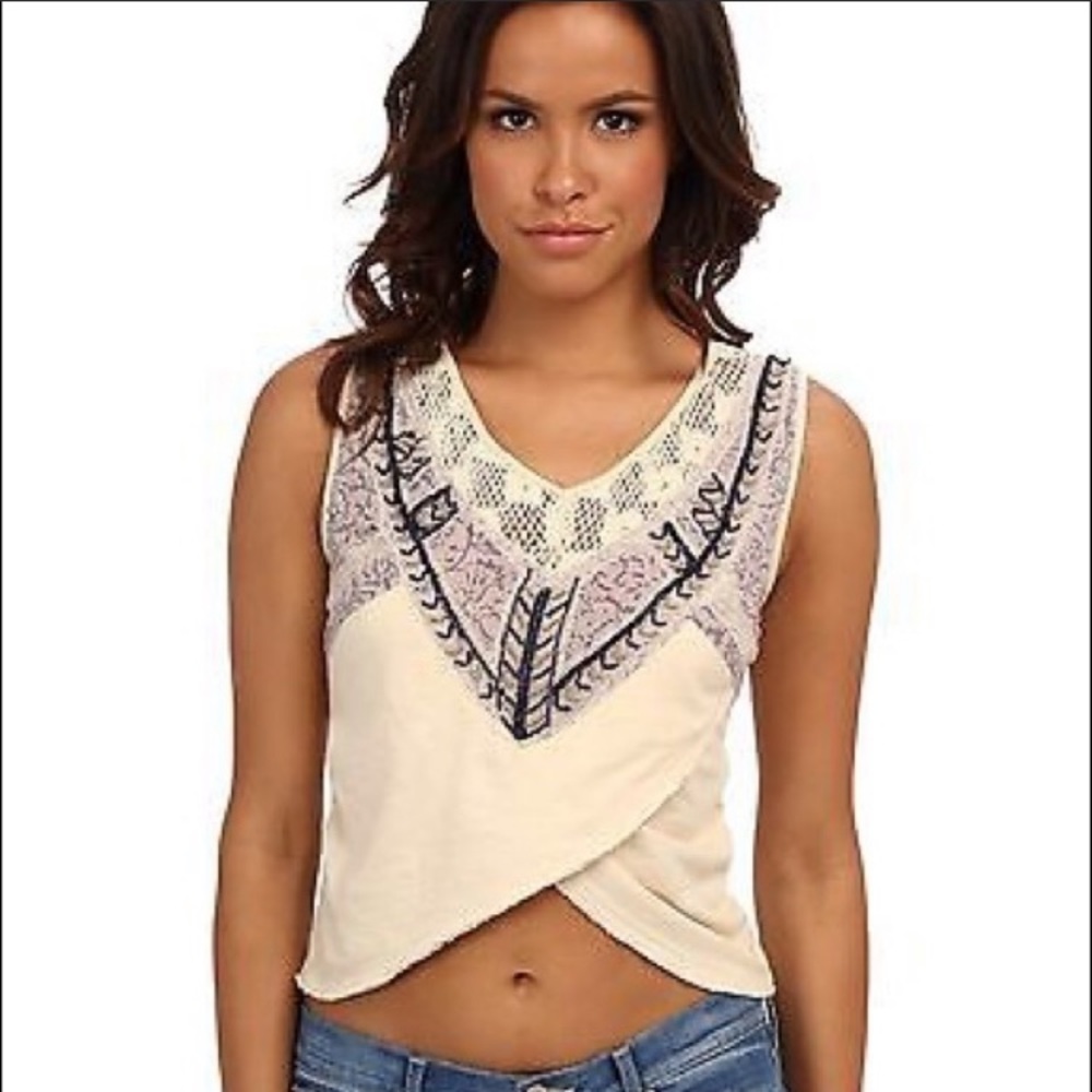 Free People Sahara Embellished Tank US L